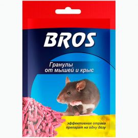 Гранулы от мышей и крыс BROS 90 г 706564 