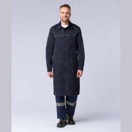 Мужской халат Факел ИТР темно-синий, 44-46/182-188 50698000.022 