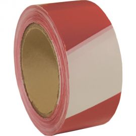 Сигнальная лента РемоКолор бело-красная, 50 мм х 150 м 49-7-200 