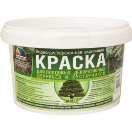 Акриловая краска РАДУГА в/д для садовых деревьев 7кг 1 24096 