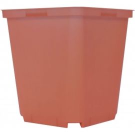 Горшок для рассады Ангора 1 л, 11x11x12 см, квадратный, терракотовый А5504тр 