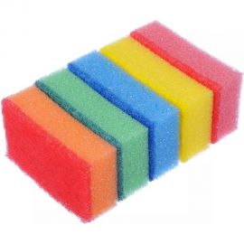 Набор губок для мытья посуды VETTA Прима 5 шт, 8x5х2.5 см 441-082 