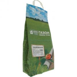 Семена газона Зеленый уголок Травосмесь Озеленитель 2.5 кг 20741 