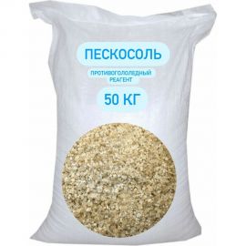 Противогололедный реагент СТД ПетроСтрой Пескосоль 50 кг STD_MSK_00038 