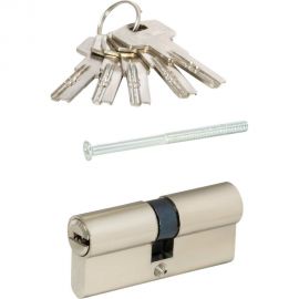 Цилиндровый механизм VETTORE ZN M80 Z NI 30x50, 5 ключей, никель 20086 