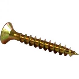 Универсальный саморез по дереву КрепСтройГрупп 3,5х35 желтый цинк, 500 шт. 145409 