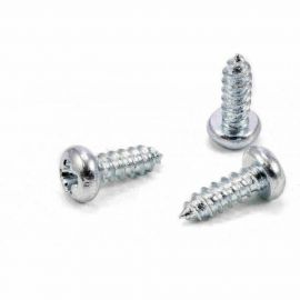 Саморез Квадра DIN 7981 2.9x6.5 цинк, уп. 50 шт., полусфера, шлиц PH1, острый 812965050812 