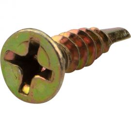 Оконный саморез KRANZ сверло 3,9x16, желтый цинк, 1000 шт. KR-01-3722-002 