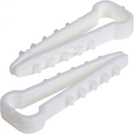 Нейлоновый дюбель-хомут PROCONNECT 5-10, белый, прямоугольный, 10 шт. 07-4611-9 