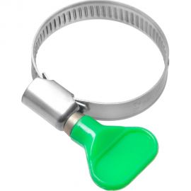 Обжимной хомут из нерж. стали MasterProf 25-40 мм, бабочка, 2 шт. ИС.140844 