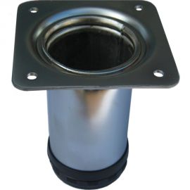 Мебельная ножка MFK-TORG регулируемая, диаметр 50 мм, высота 20 см, хром D737 04 01 030 5020 Х 