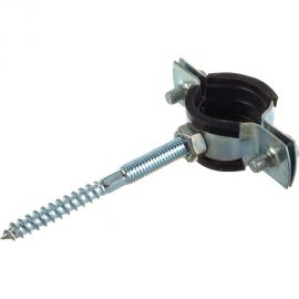 Хомут с шурупом Невский Крепеж оцинк. с резин. уплотн. 3/4" 25-28 мм 818798 