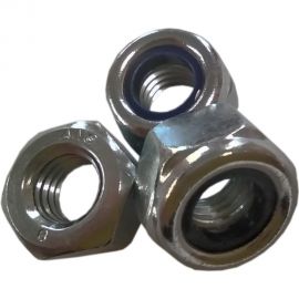 Самоконтрящаяся гайка ZAMETAL М16 пр. 8.0, DIN 985, оц. 200 шт. ZA518972 