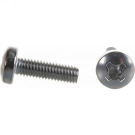 Винт с полукруглой головкой ВИРТУОЗ крестообразный шлиц, 4x8 мм, DIN 7985, нержавеющая сталь А2, 8 шт. 37477 