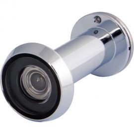 Дверной глазок Fuaro 3 DVZ_LUX, 16/200/50x90 оптика пластик-LUX, CP хром 43219 