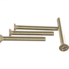 Винт Tech-Krep DIN965 6х50 ПОЛН.РЕЗ.ПОТАЙ.ГОЛ. нерж.ст. А2, 4 шт. 141749 