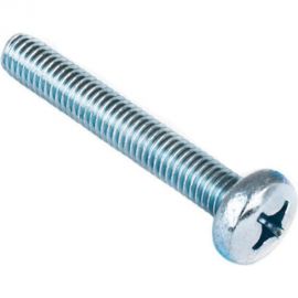 Винт Стройбат пкр. DIN 7985 М6x50 белый цинк 30 шт 106181 