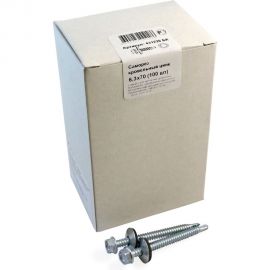 Кровельный саморез крепежная техника цинк 6.3х70 мм, 100 шт 431226 БК 