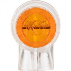 Изолированный соединитель проводов типа скотчлок REXANT К-1, d 0,4-0,7 мм 100 шт 07-5401 