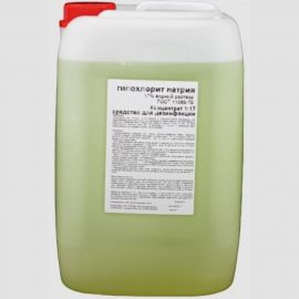 Дезинфицирующее средство APIS Гипохлорит натрия марка А 17% водный раствор, канистра 25 кг 4665296516459 