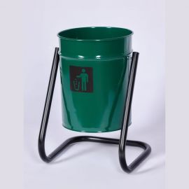 Уличная урна ПРОФМЕТСТИЛЬ зеленая Арт 398 