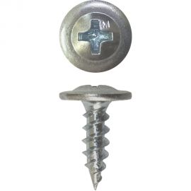 Саморез с прессшайбой Daxmer пш 4,2x14 500 шт., цинк, усиленный, острый 424567 