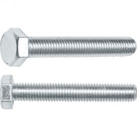 Шестигранный болт STARFIX М5x20 мм, цинк, класс прочности 5.8, DIN 933, 25 шт. SMZ1-12473-25 