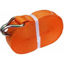 Стяжной ремень ТРАСТ 50 мм, длинная часть с крюком (оранжевый), 6000 мм 4687202684625 