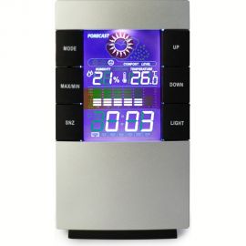 Комнатная метеостанция с часами и будильником REXANT 70-0599 