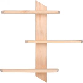 Трехъярусная полка Банные штучки 51x50x9 см, липа 33139 