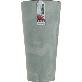 Кашпо для цветов Prosperplast Tubus Slim Beton 2 предмета 35 и 64 л DTUS400E-422U 