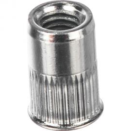 Заклепка с внутренней резьбой уменьшенный бортик Kenner Белый цинк м6х1,0х16 500шт зру6 