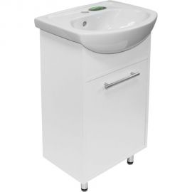 Тумба для ванной комнаты Mixline белый, правая, под умывальник Дора-47 АлАн-47 ЛДСП 528086 