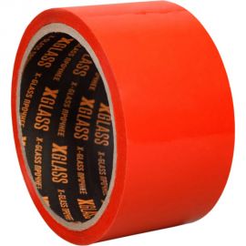 Упаковочная клейкая лента X-Glass красная, 50 мм, 41 м, 43 мкм, арт 1405 УТ0007012 