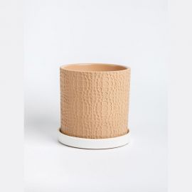 Горшок ООО КОМПОЗИТ Иллюзия терракотовый цилиндр №2. КБ-Ц2-248-08 