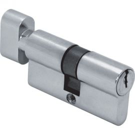 Цилиндр для замка SCHLOSS ШЛОСС 03009 ключ/завертка (30+30) S 60 хром тов-123599 