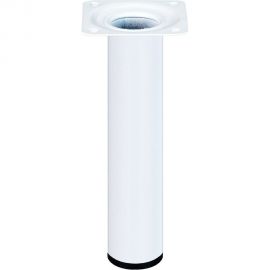 Ножка Tech-Krep D30х150 круглая, нерегул, белая накл. 151280 