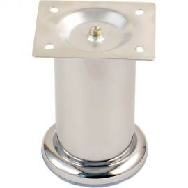 Мебельная ножка MFK-TORG цилиндр, низ хром, диаметр 50 мм, высота 80 мм, хром 04 01 021 НЦ 5080 Х 