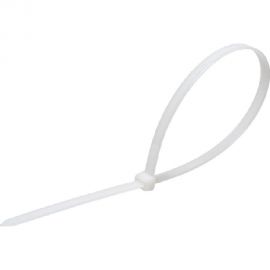 Кабельная стяжка АБК-СИЛА 4,8х300, белая, 100 шт. 11052033 