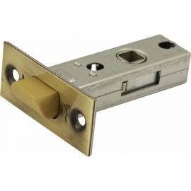 Межкомнатная пластиковая защелка Вантаж бронза Р45AB 