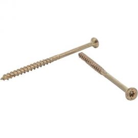 Шуруп Rusconnect CS 06040 с/нарез. д/дерева, потай, 6х40, 200 шт. Желтый цинк 310603 