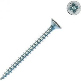 Универсальный саморез МЕТАЛЛСЕРВИС 5x70 белый цинк 2500 шт. 1230709 