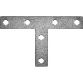 Плоский Т-образный уголок VORMANN 120/54х19х1,5 мм, оцинкованный 00189 125 Z 