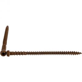 Шуруп для террасной доски Rusconnect CRB 0580, 5х80 мм, 100 шт. коричневый 363580 