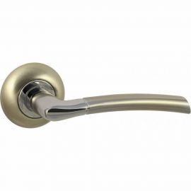 Ручка дверная алюминиевая матовый никель Вантаж V40D AL 