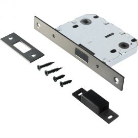 Защелка Аллюр L7050-MS MBN (графит; магнитная; без ручек; с фиксатором) 11555 