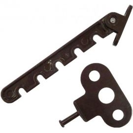 Ограничитель открывания пластикового окна Tech-Krep коричневый 148114 