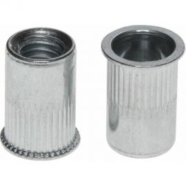 Резьбовая заклепка STARFIX М5, уменьшенный бортик, белый цинк, 50 шт. SMZ1-06857-50 