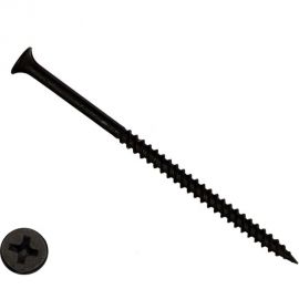 Универсальный саморез КРЕП-КОМП черный, 3,5x55, 35 шт. чм55мф 