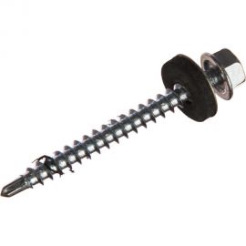 Кровельный саморез Качественный КРЕПЕЖ цинк, 4.8х51 мм, 55 шт 0300173 КЧ 